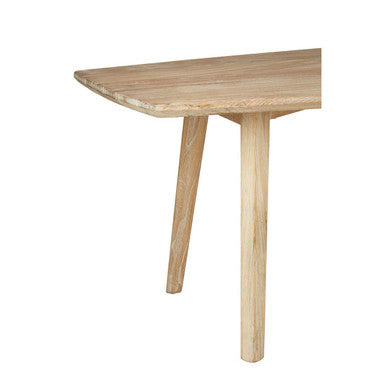 Gold and Natural Two Tone Coffee Table with Solid Elm Wood | Kyra