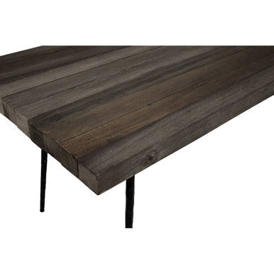 Grey Oak Wood Rectangular Dining Table | Mason