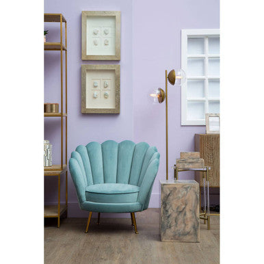 Marble Effect Side Table and Stool | Rosado