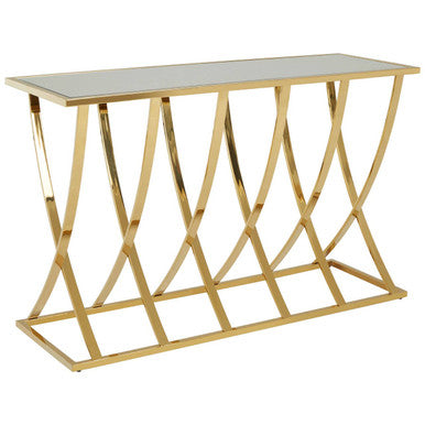 Reena Gold Console Table