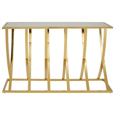 Reena Gold Console Table