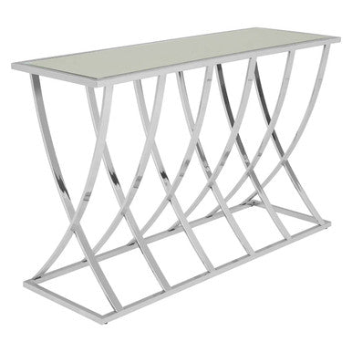Reena Silver Console Table