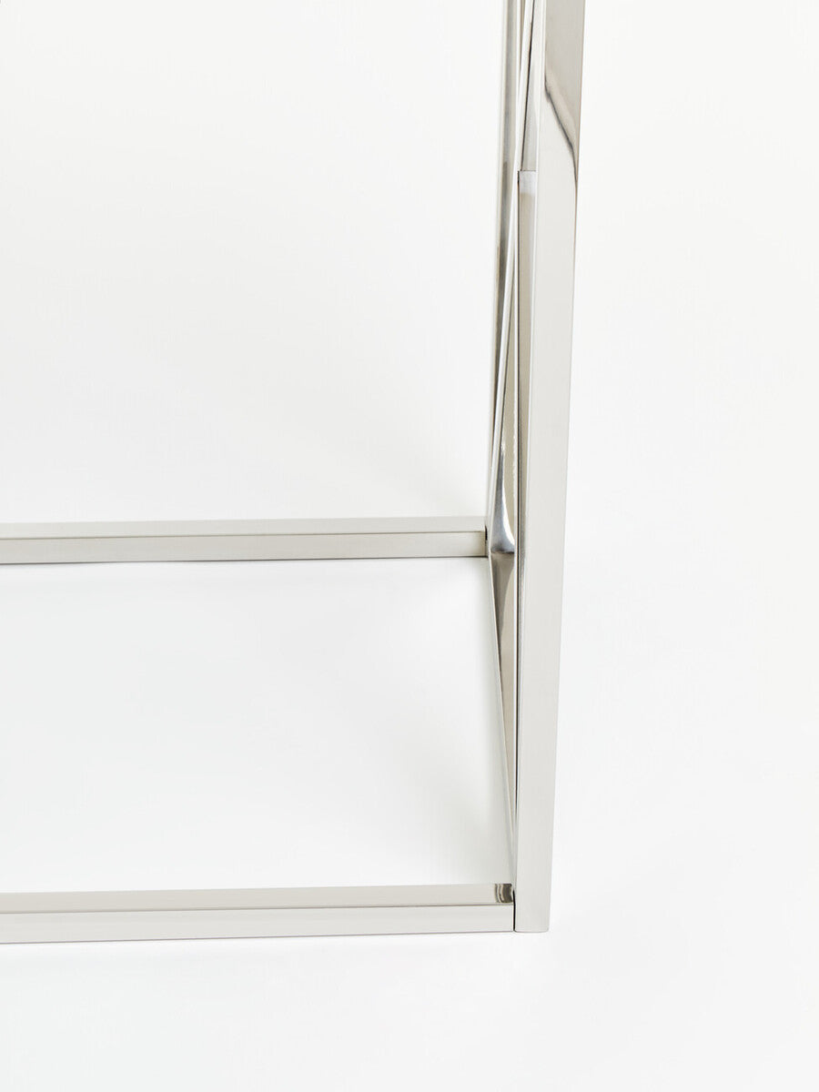 Allure Silver Cross Design Console Table