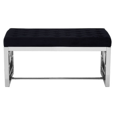 Black Tufted Bench | Allure