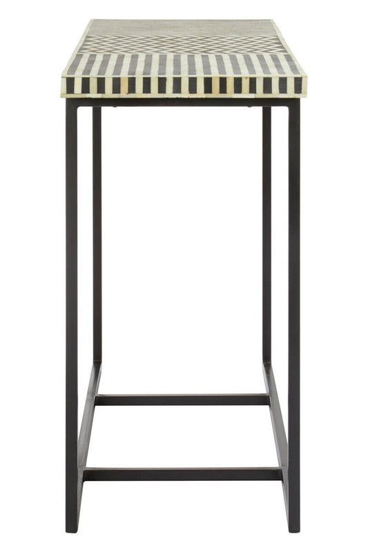 Boho Metal Base Console Table