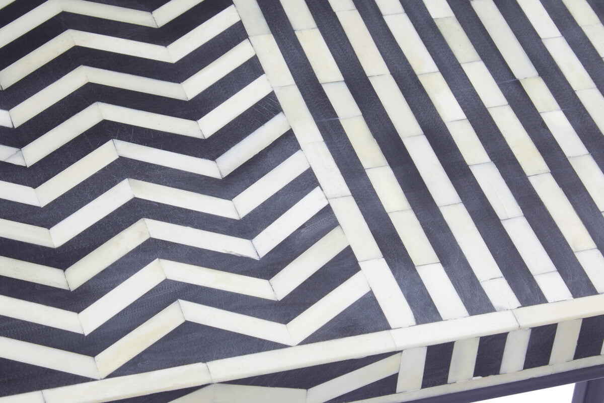 Boho Metal Base Console Table