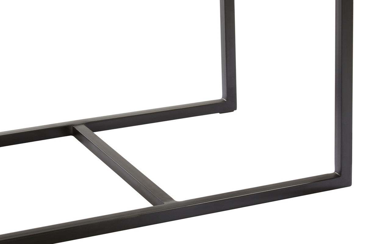 Boho Metal Base Console Table