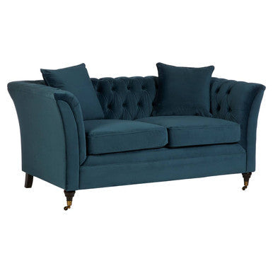 2 Seater Midnight Velvet Sofa | Sabrina
