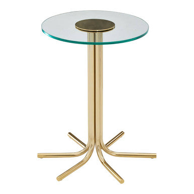 Miley Side Table With Glass Top