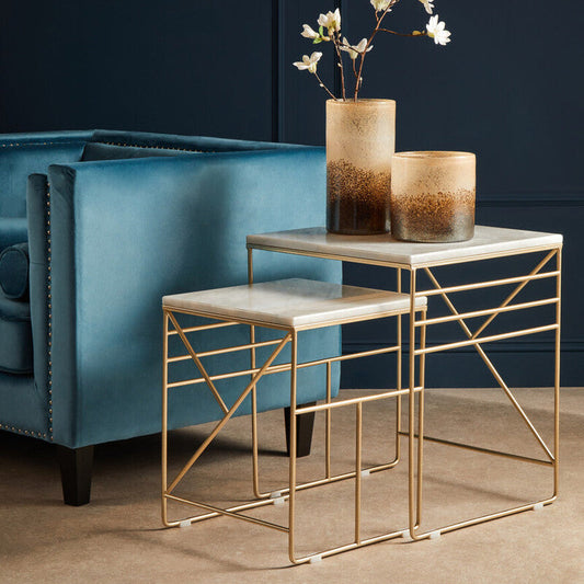 Avantis Set Of 2 Square Side Tables