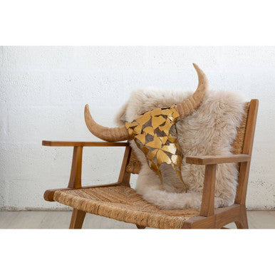 Lovina Teak Wood and Natural Rattan Armchair with Woven Design