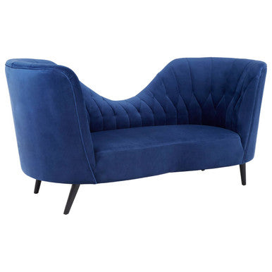 Midnight Velvet Chaise | Malena