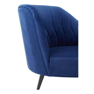 Midnight Velvet Chaise | Malena