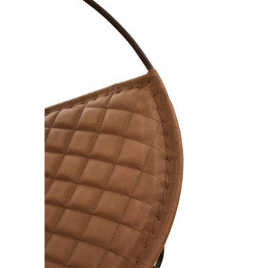 Buffalo Brown Genuine Leather Sling Chair with Iron Frame