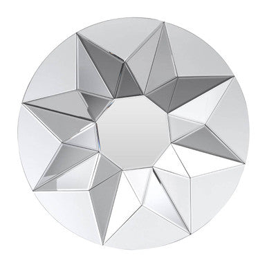 3D Shape Round Wall Mirror | Wanda