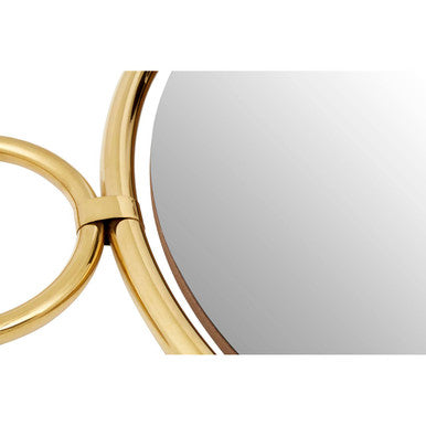 Gold Finish Pendant Wall Mirror | Meissa