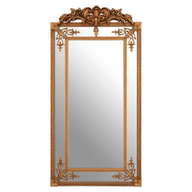 Deymonte Bevelled Wall Mirror with Gold Finish