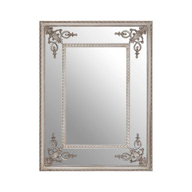 Marseille Champagne Bead Frame Wall Mirror