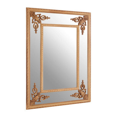 Marseille Gold Motifs Frame Wall Mirror