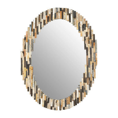 Multi Tile Oval Wall Mirror | Relic