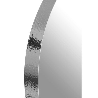 Leonov Large Nickel Finish Wall Mirror