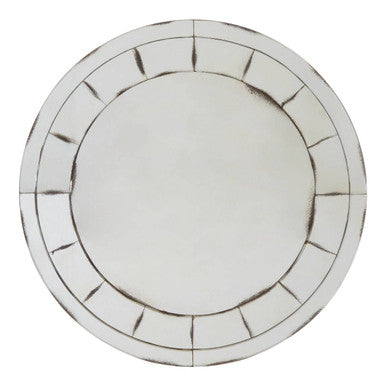 Riza Round And Mosaic Effect Wall Mirror