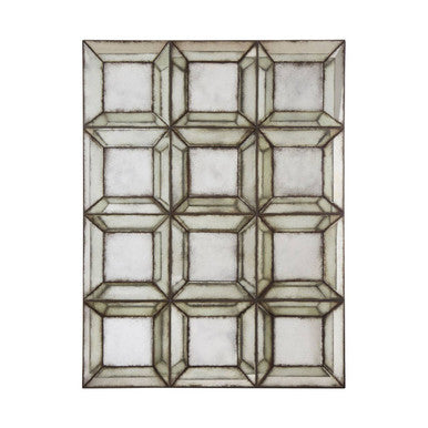 Medium Multi Box Design Wall Mirror | Riza