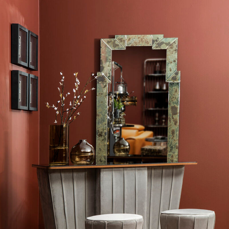Rectangular and Cut Out Frame Wall Mirror | Riza
