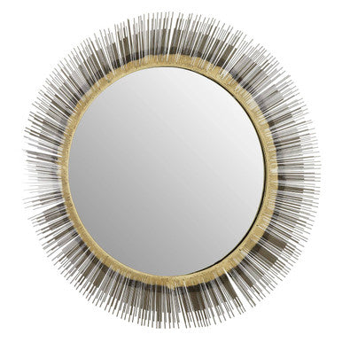 Brass Finish Wall Mirror | Templar