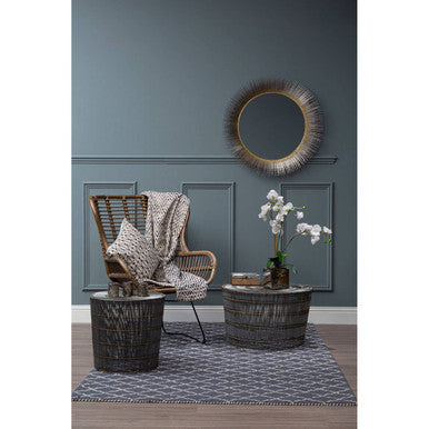 Templar Brass Finish Wall Mirror