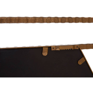 Beauly Antique Gold Hexagon Wall Mirror