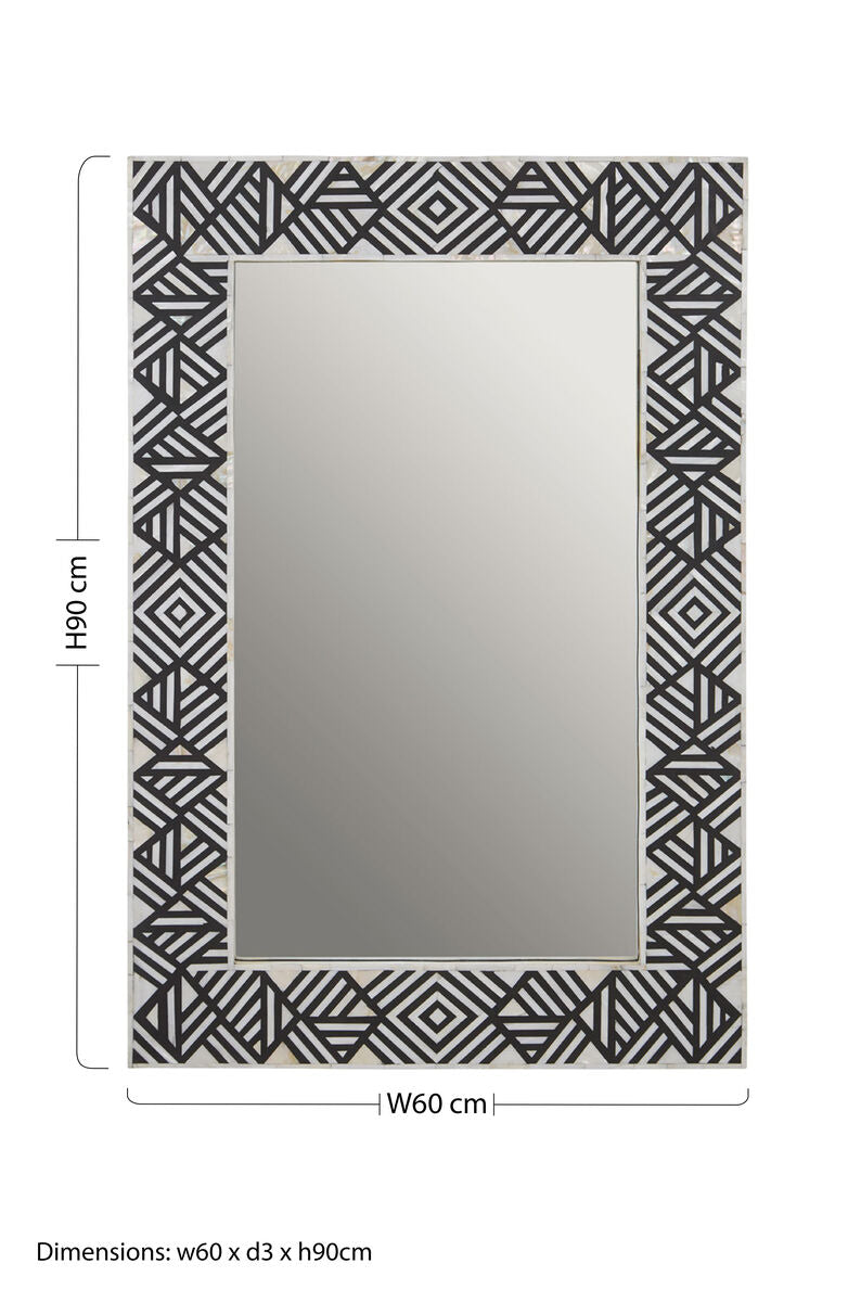 Fusion Mother Of Pearl Wall Mirror