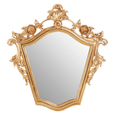 Gold Finish Tapered Wall Mirror | Marseille