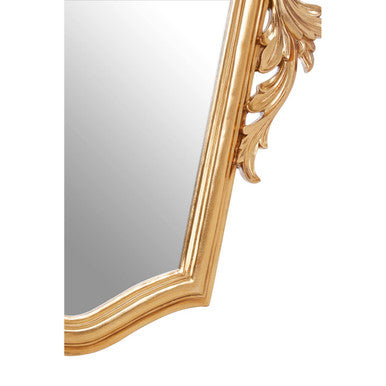 Marseille Gold Finish Tapered Wall Mirror