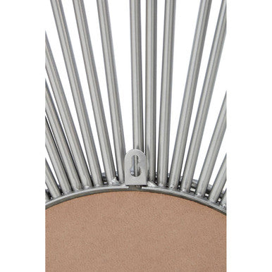 Cristal Silver Finish Wall Mirror