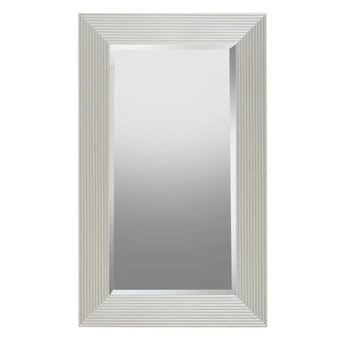 Bevelled Edge Champagne Silver Wall Mirror | Duvali