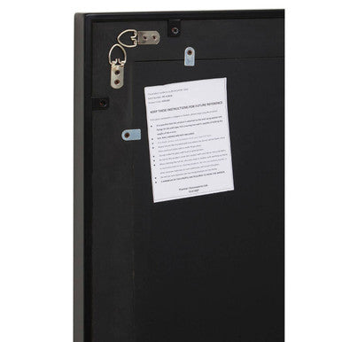 Luxor Recycled Wood Rectangular Wall Mirror