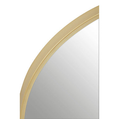 Trento Gold Finish Metal Wall Mirror