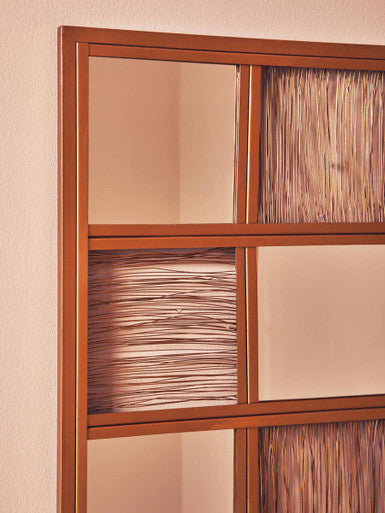 Gold Wire Wall Mirror | Enzo