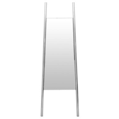Silver Finish Frame Floor Mirror | Genoa