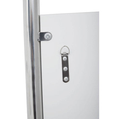 Silver Finish Frame Floor Mirror | Genoa