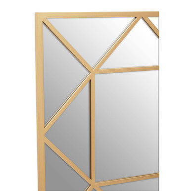 Descartes Gold Frame Wall Mirror