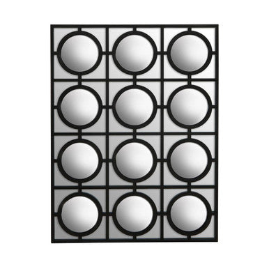 Black Decorative Wall Mirror | Telese