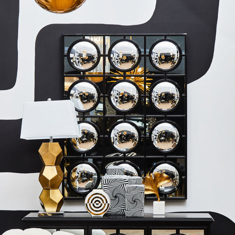 Black Decorative Wall Mirror | Telese