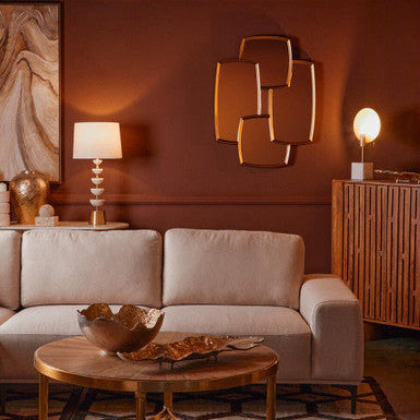 Terni Gold Finish Wall Mirror