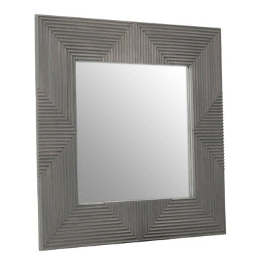 Suar Grey Wash Mango Wood Wall Mirror