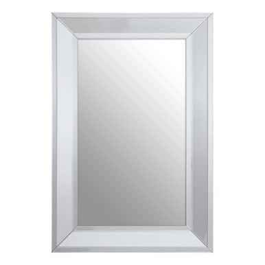 Rectangular Silver Wall Mirror | Jensen