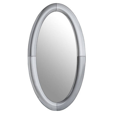 Silver Oval Wall Mirror | Josie
