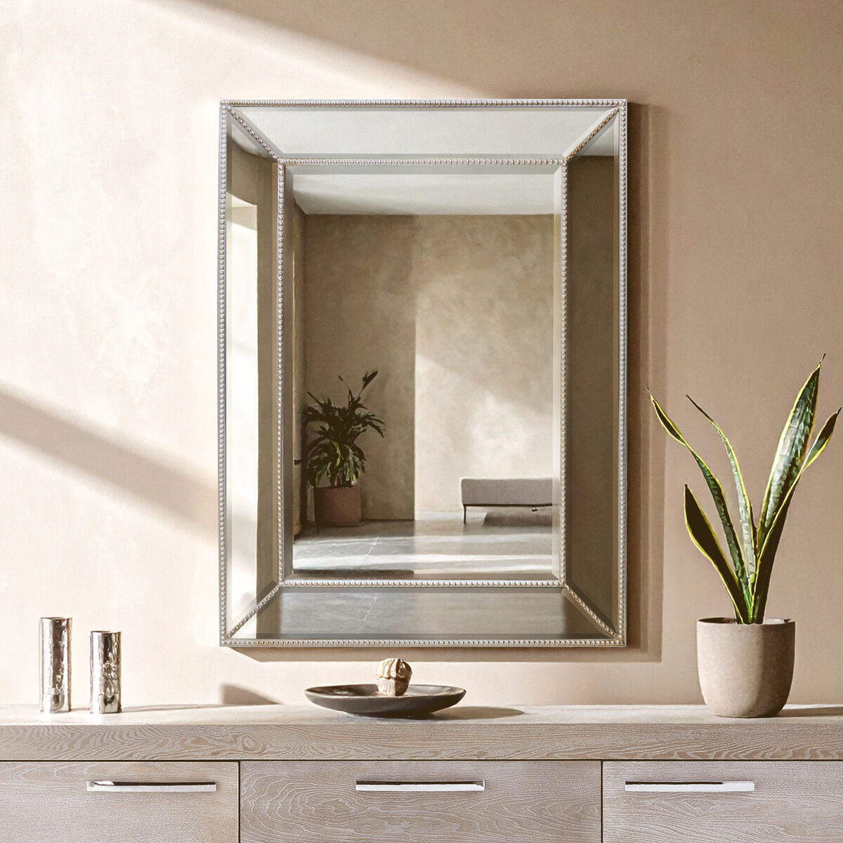 Lapari Silver Wall Mirror