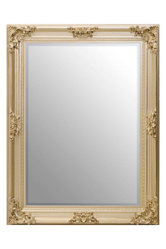 Lora Gold Finish Wooden Frame Wall Mirror